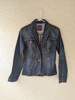 Womens Gloria Vandebilt Denim - Classic Straight Fit Jean Jacket